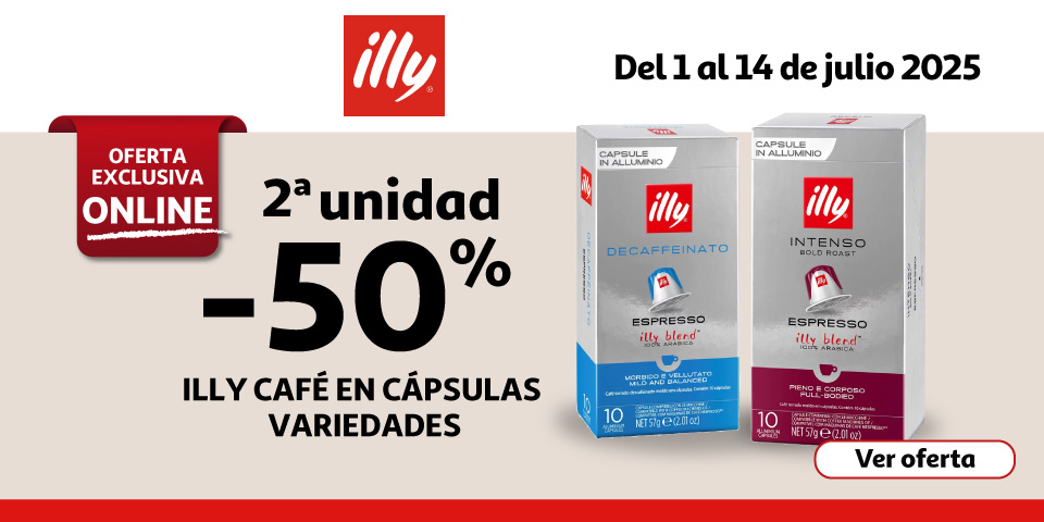 2ª al 50% - ILLY Café en cápsulas 