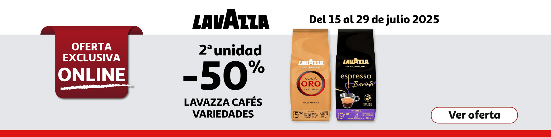 2ª al 50% - LAVAZZA Cafés