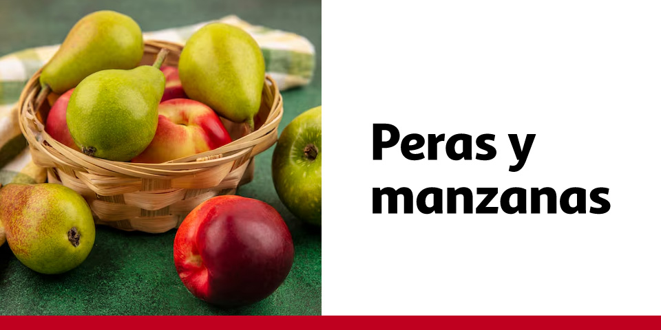 Peras y manzanas