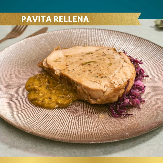 Receta de pavita rellena