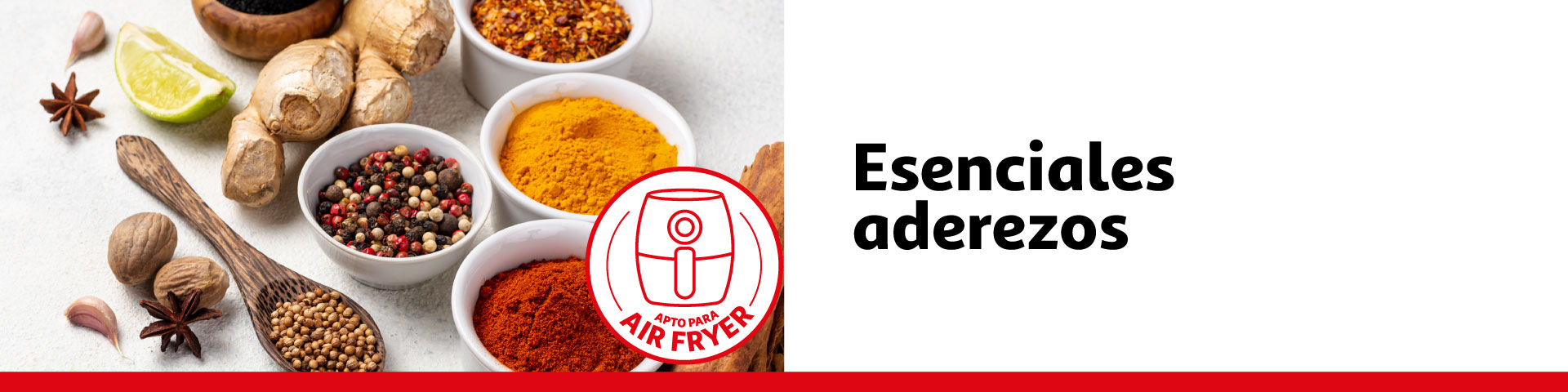 Aderezos para freidora de aire