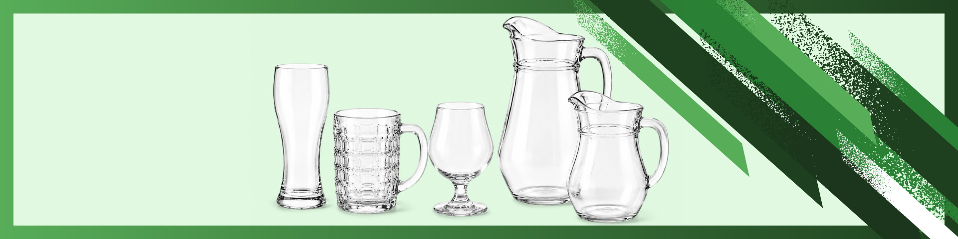 Jarras, copas y vasos