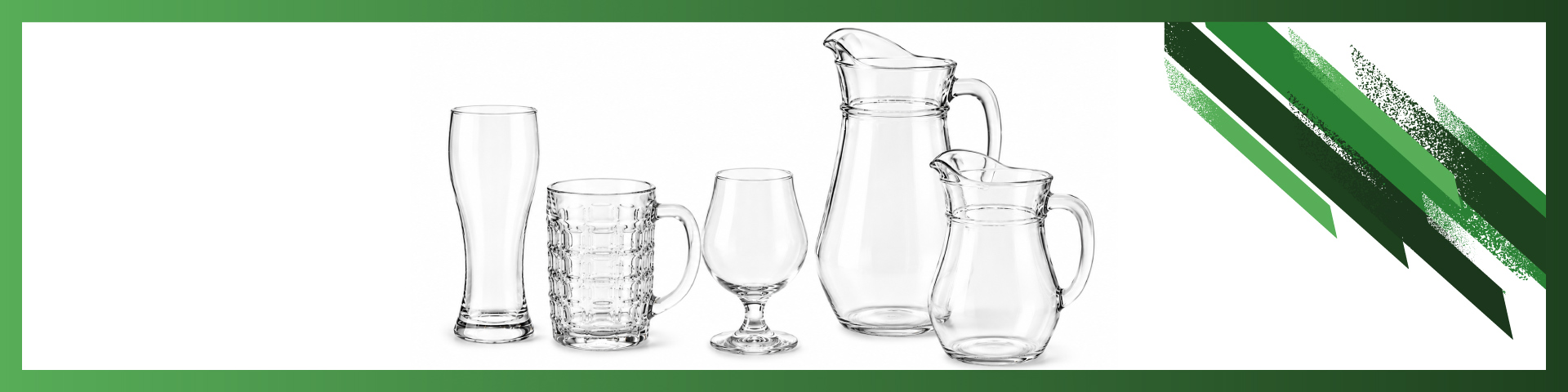 Jarras, copas y vasos