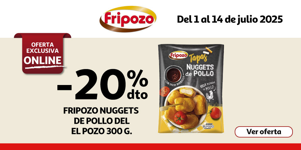 20% Dto. - FRIPOZO Nuggets de pollo 