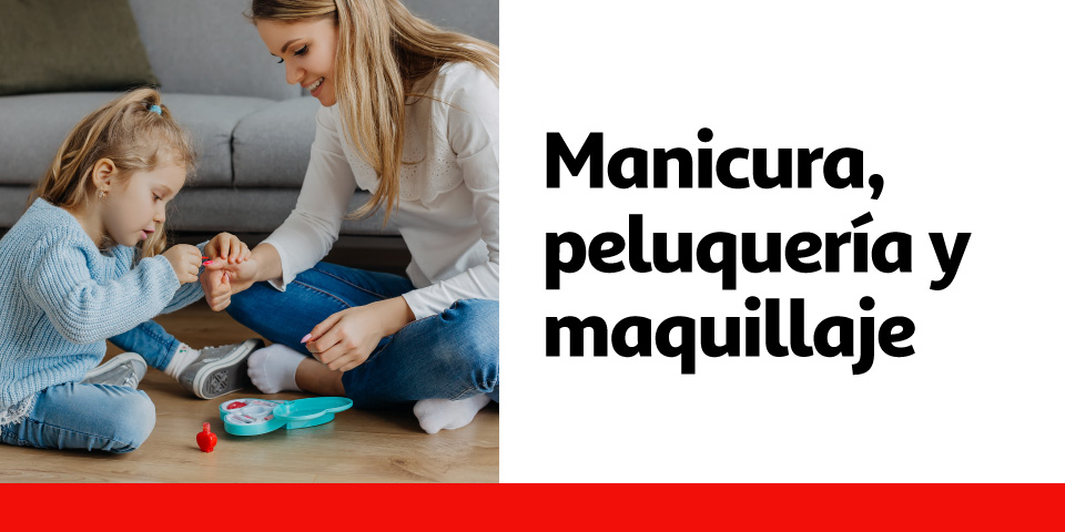 Manicura, peluquería y kits de maquillaje