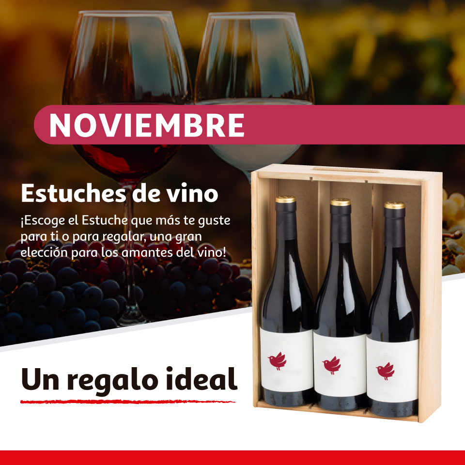 Estuches de vino ¡Un regalo ideal!