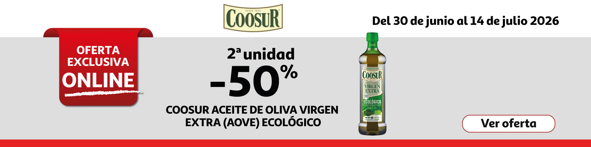 2ª Unid. al 50% - COOSUR Aceite de oliva virgen extra