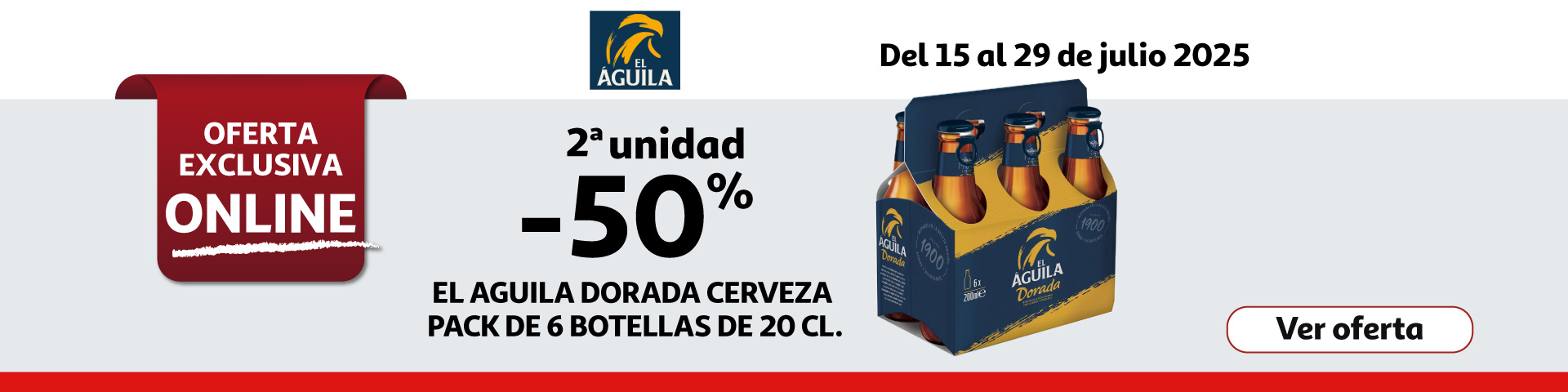 2ª al 50% - EL AGUILA DORADA Cerveza