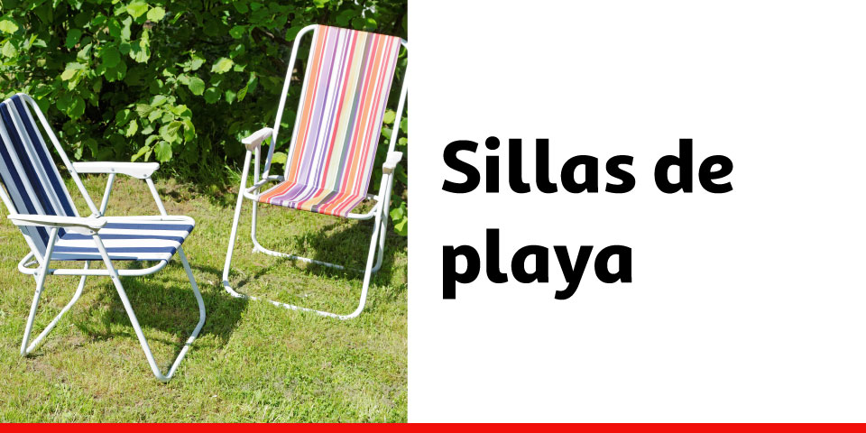 Sillas de playa