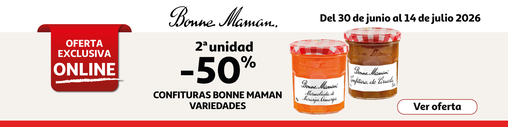 2ª Unid. al 50% - Confituras BONNE MAMAN 