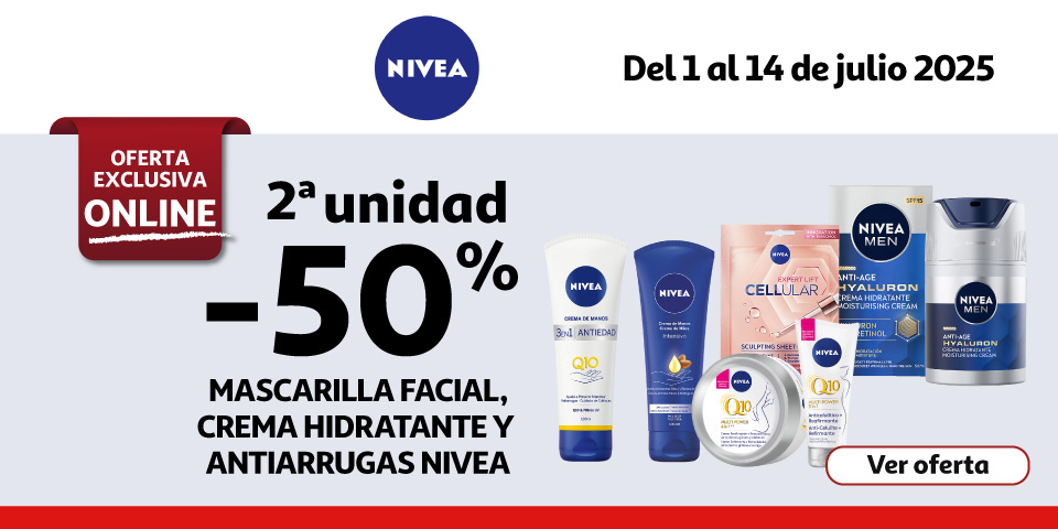 2ª al 50% - Productos seleccionados NIVEA