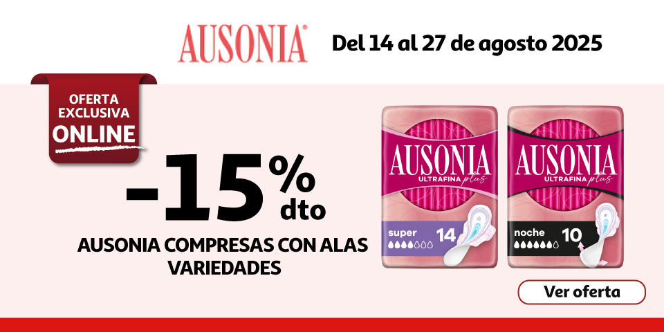 15% Dto. - AUSONIA Compresas 