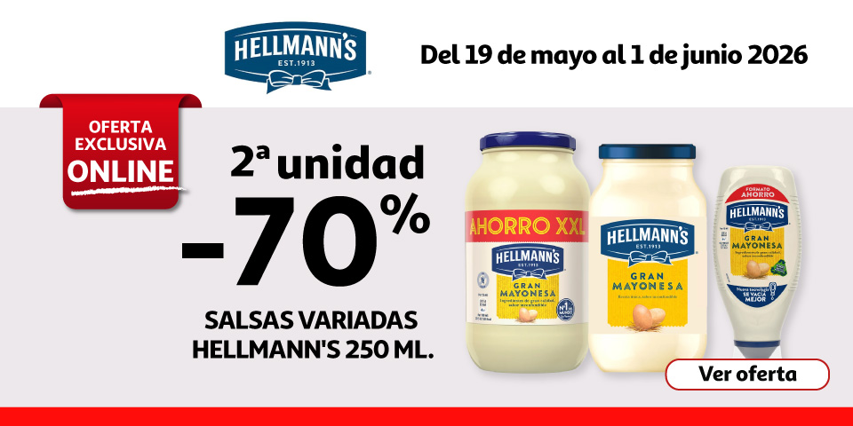 2ª Unid. al 70% - Mayonesas Hellmann’s 