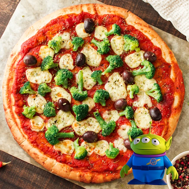 Pizza de brócoli