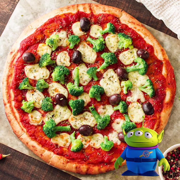 Pizza de brócoli
