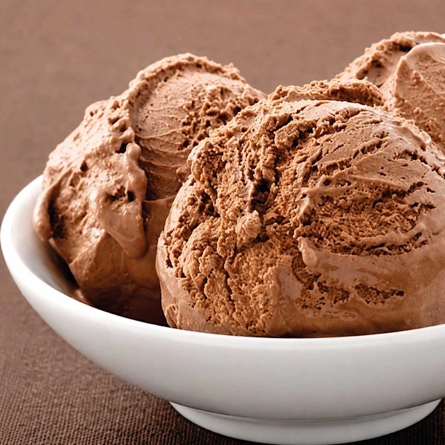 helado de chocolate