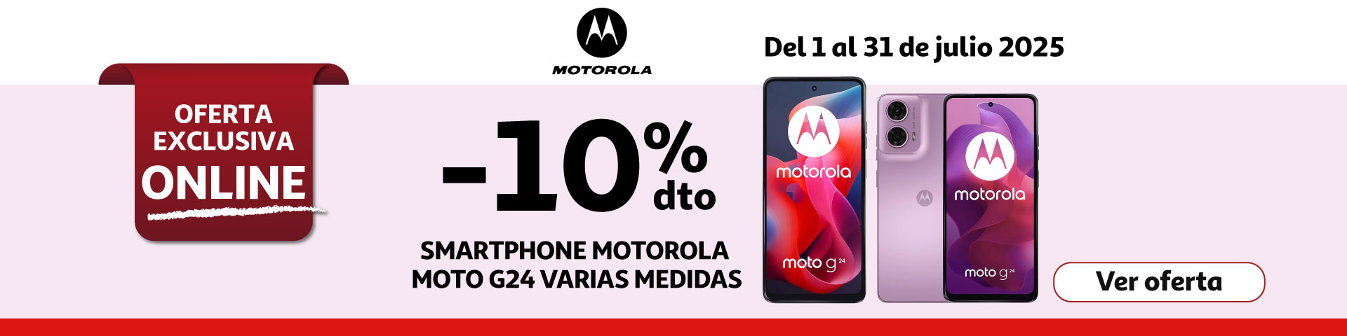 10% Dto. - Smartphones MOTOROLA Moto G54