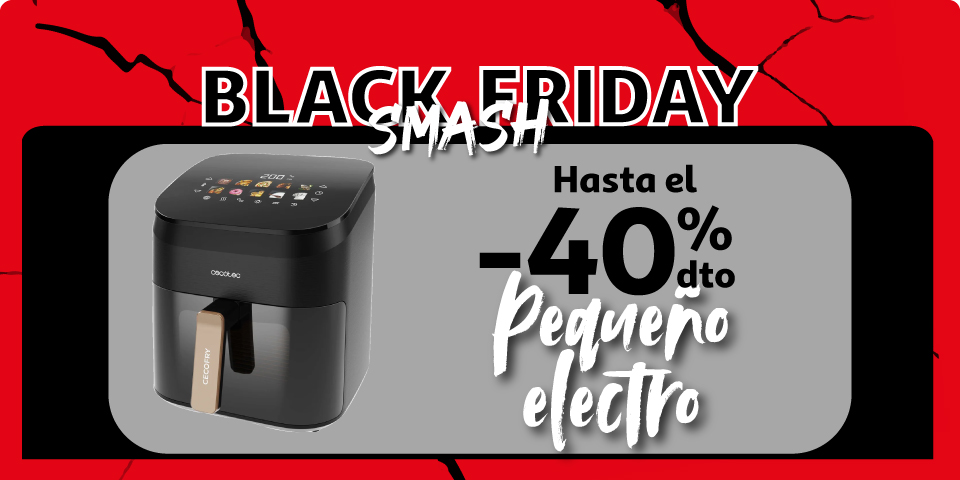 Aplastamos los precios en pequeño electrodoméstico con el Black Friday
