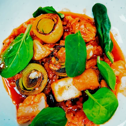 Puerros con callos