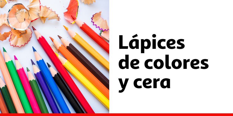 Lápices de colores y ceras