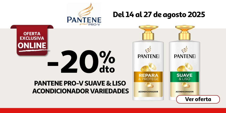 20% Dto. - Acondicionador PANTENE Pro-V 