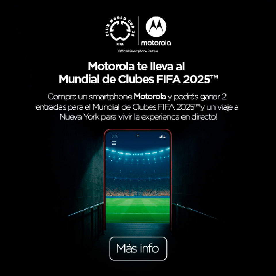 Motorola - Promoción Mundial Clubes FIFA 2025