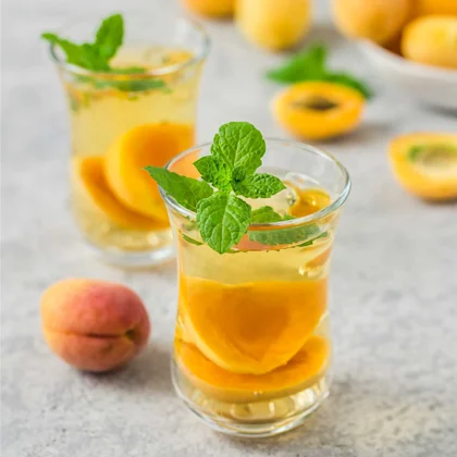 Receta melocotones de calanda