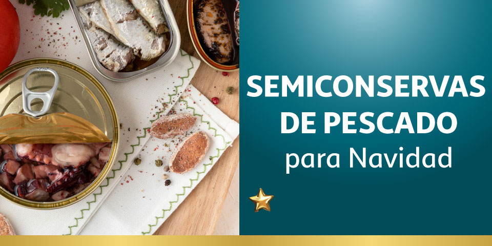 Semiconservas de pescado para Navidad