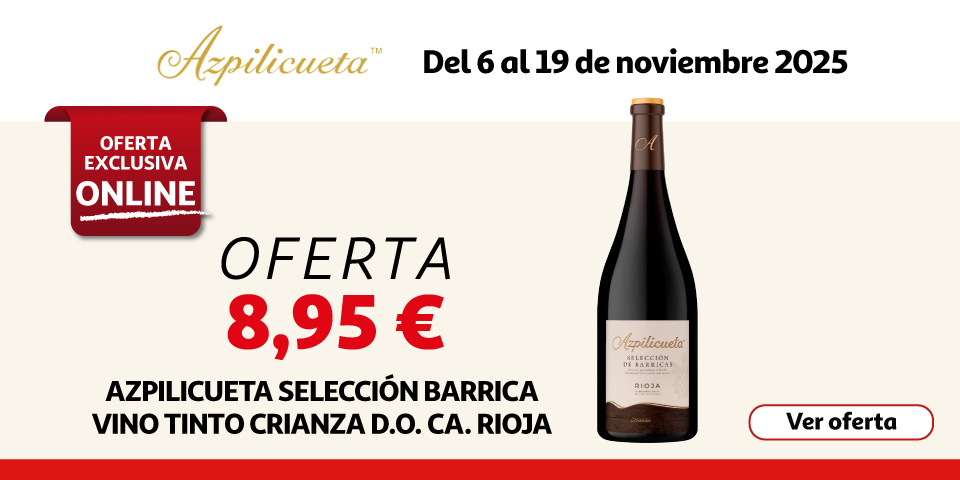 8,95€ - AZPILICUETA Selección barrica Vino tinto