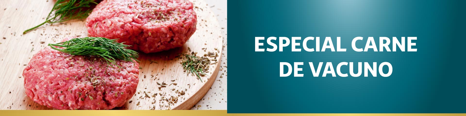 Especial carne de vacuno