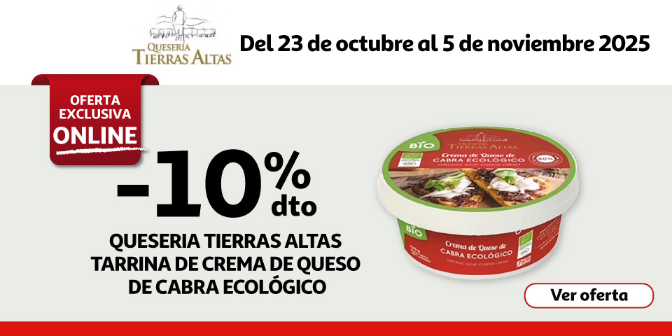 10% Dto. - QUESERIA TIERRAS ALTAS Tarrina de crema de queso de cabra
