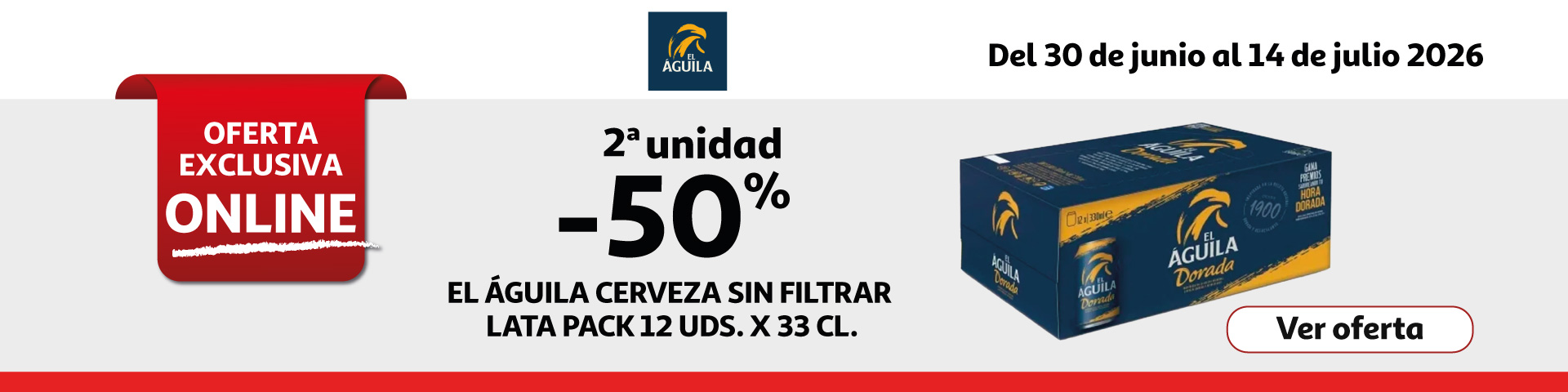 2ª Unid. al 50% - EL ÀGUILA DORADA Cerveza