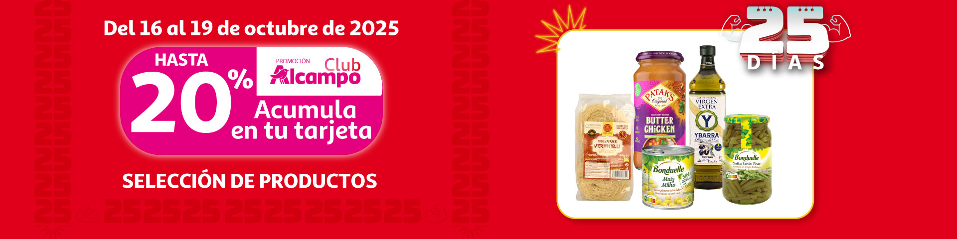 20% - Club Alcampo - Selección de productos 