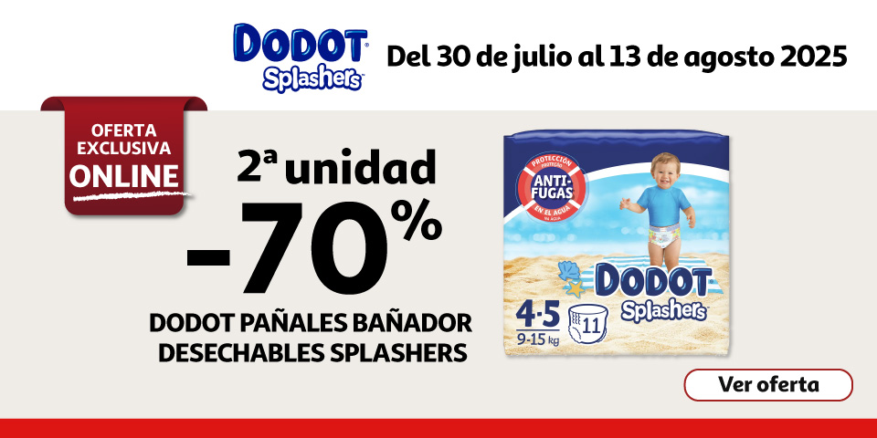 2ª al 70% - DODOT Splashers Pañales bañador desechables 