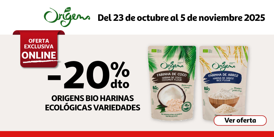 20% Dto. - ORIGENS Bio Harinas