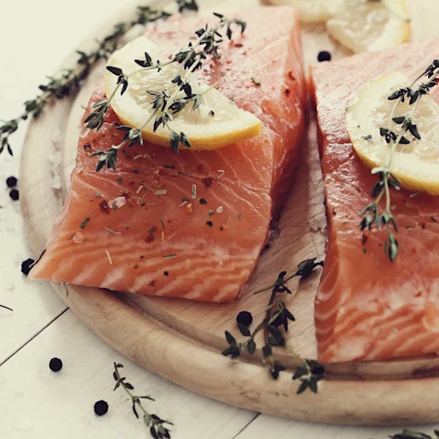 Receta de salmón curado con mostaza y miel