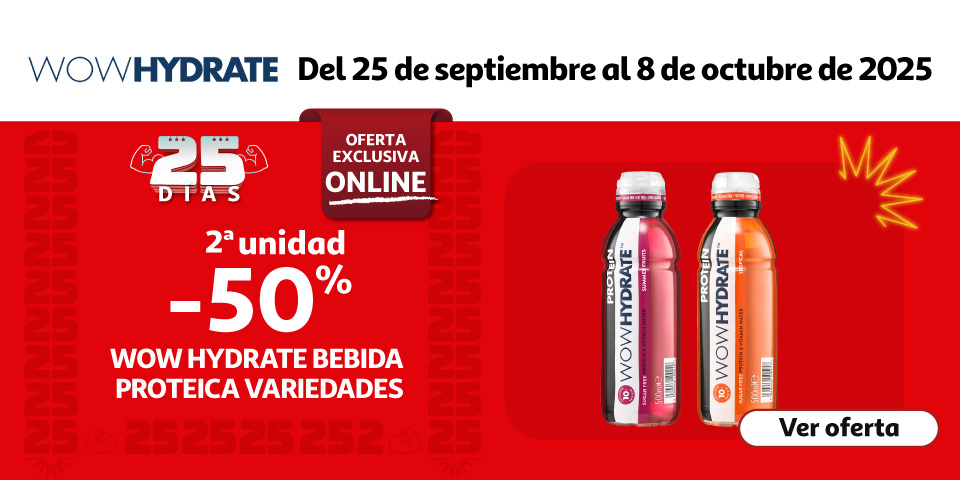 2ª al 50% - Productos seleccionados WOW HYDRATE