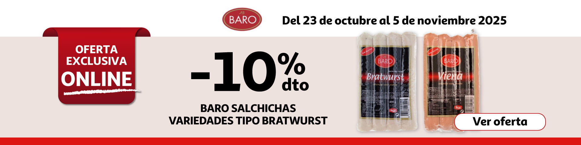 10% Dto. - BARO Salchichas