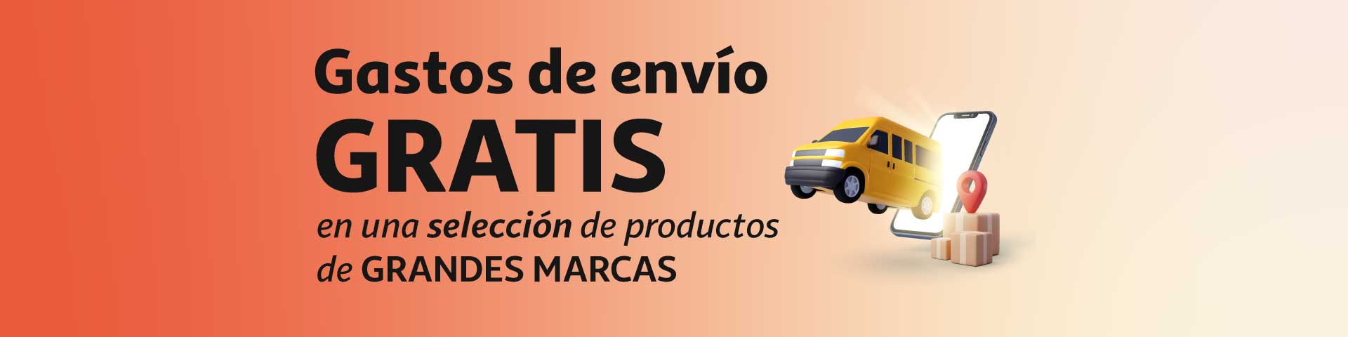 Gastos de envío gratis en diferentes marcas