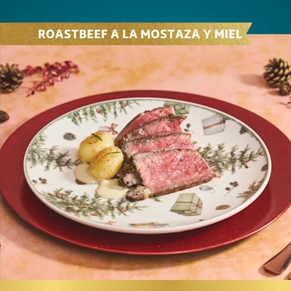 Receta roastbeed a la mostaza y miel
