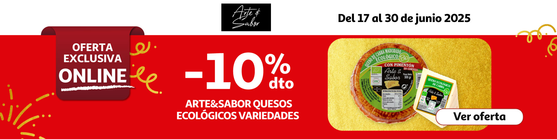 -10% - ARTE&SABOR Quesos de cabra ecológico 