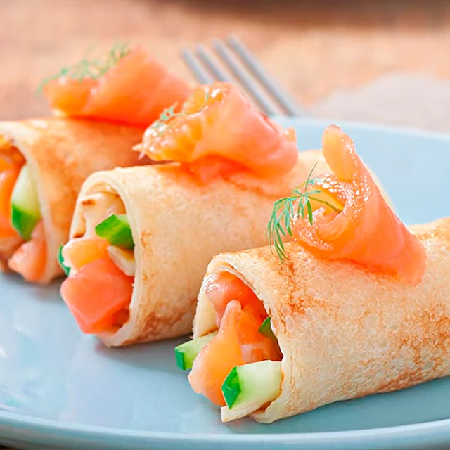 Rollitos salmón