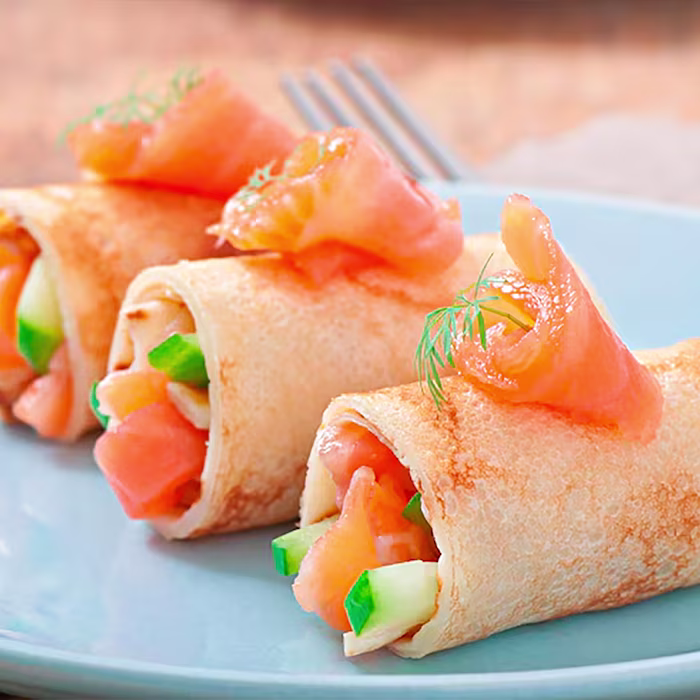 Rollitos salmón