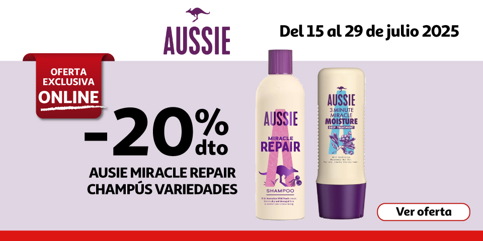 20% Dto. - AUSSIE Champús