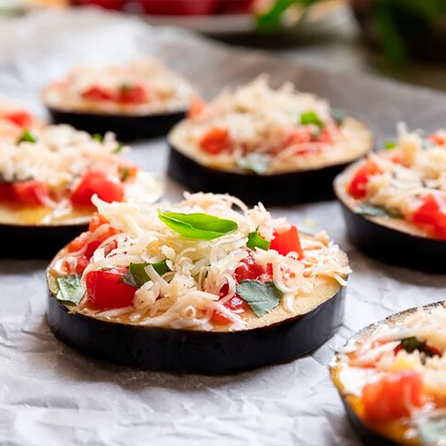 Mini pizza berenjena