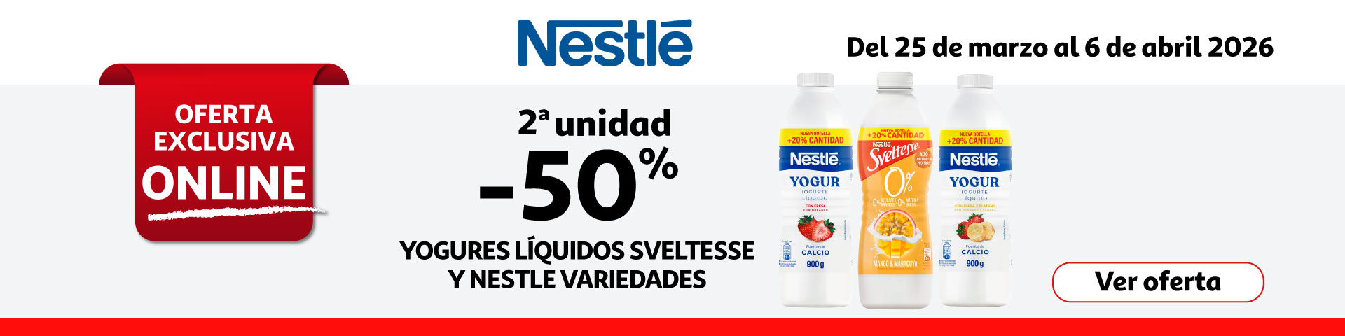 2ª Unid. al 50% - SVELTESSE Yogures líquidos