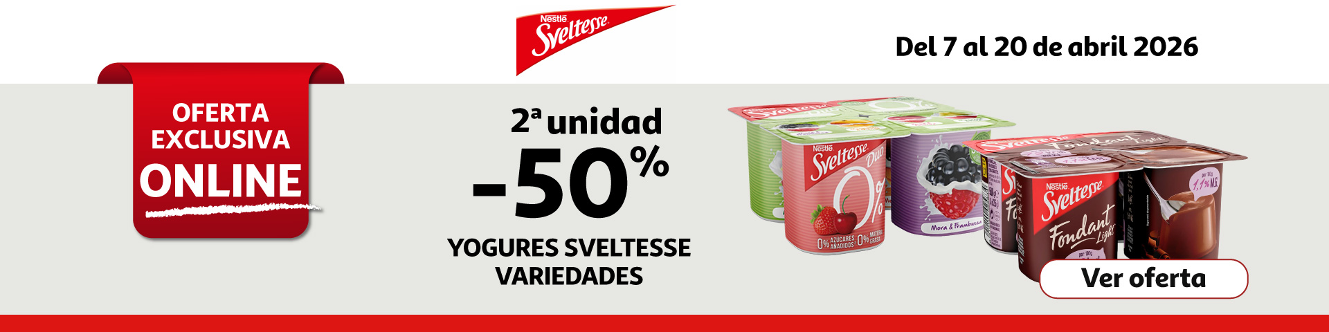 2ª Unid. al 50% - SVELTESSE Yogures