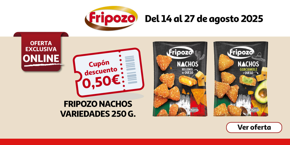 Cupón 0,50€ - FRIPOZO Nachos 