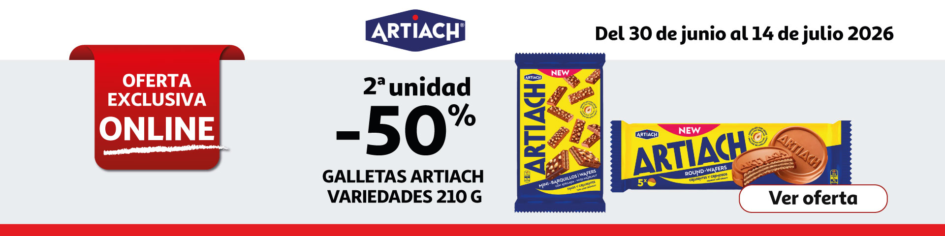 2ª Unid. al 50% - Galletas Artiach 