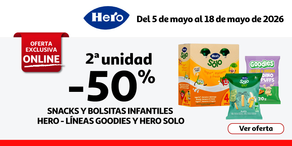 Snacks y bolsitas infantiles  Hero - líneas Goodies y Hero Solo